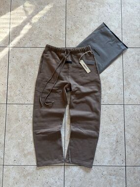 Essentials Fear Of God Wood Uncuffed Sweatpants
